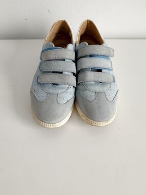 I'intervall Light Blue Velcro Sneakers